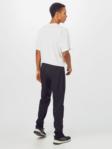 ADIDAS SPORTSWEAR Tapered Sporthose 'Aeroready Essentials Stanford Tapered Cuff Embroidered Small Logo' in Schwarz