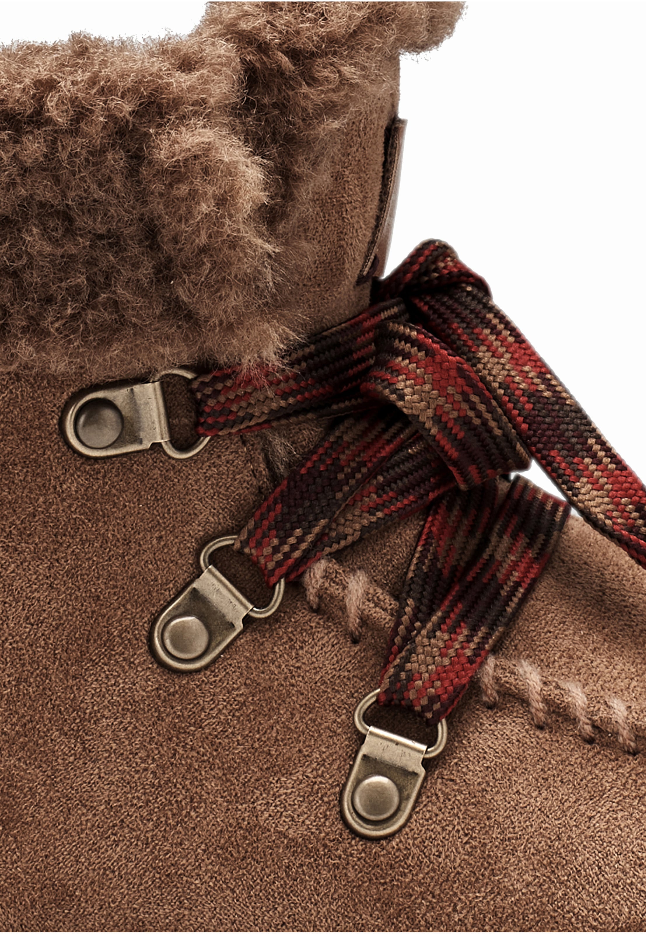 Esprit Shoes Lace-up bootie 'Pitera' in Brown