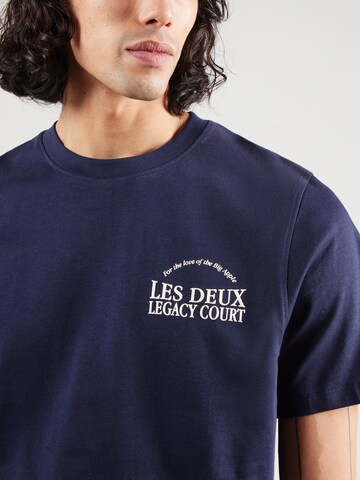 Les Deux - Camiseta 'Legacy Court' en azul
