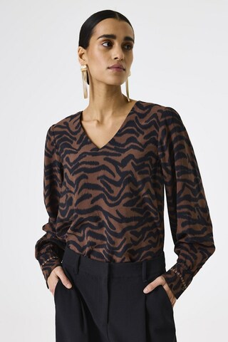 GARCIA Blouse in Brown: front