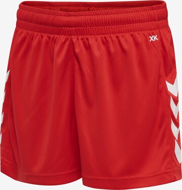 Hummel Regular Sportshorts in Rot