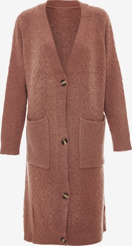 aleva - Casaco de malha em castanho: frente