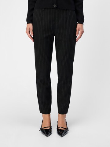 OBJECT Tapered Trousers 'OBJLISA' in Black: front