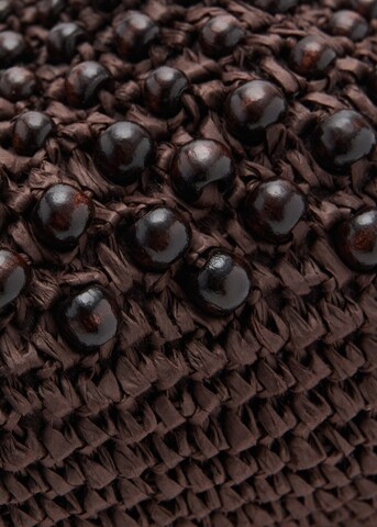 MANGO Clutch 'Puglia' in Brown