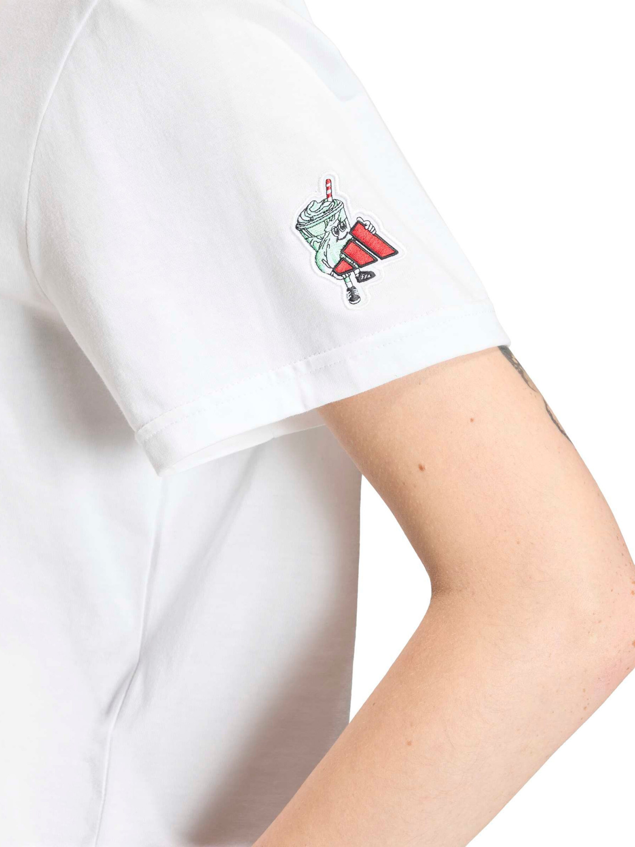 ADIDAS SPORTSWEARTehnička sportska majica 'FOOD' - bijela boja