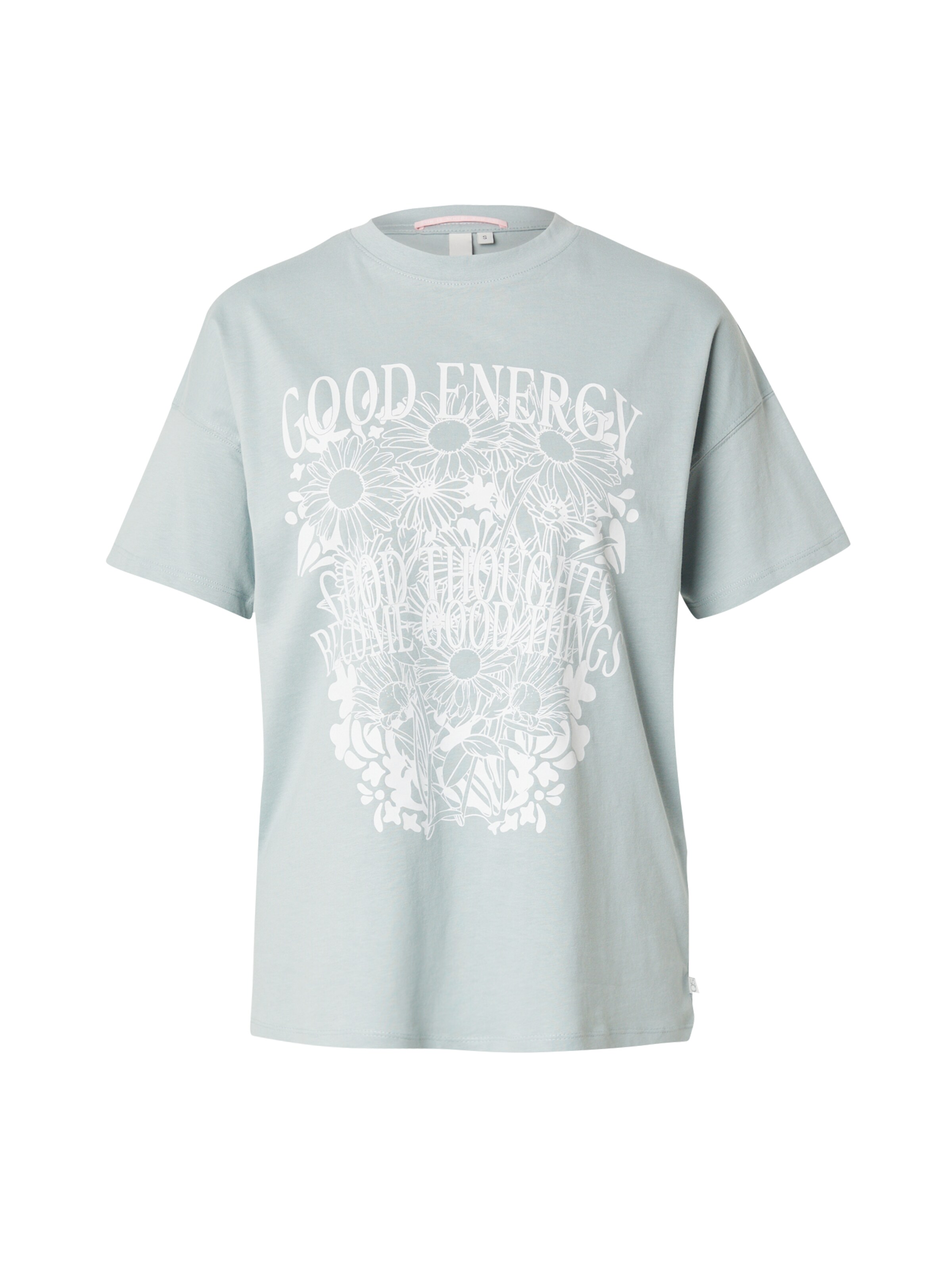 T-shirt QS en vert : devant