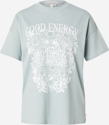 T-shirt QS en vert : devant