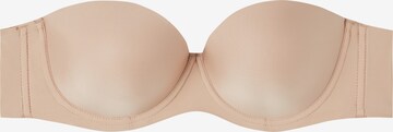 INTIMISSIMI Balconette Bra in Beige: front