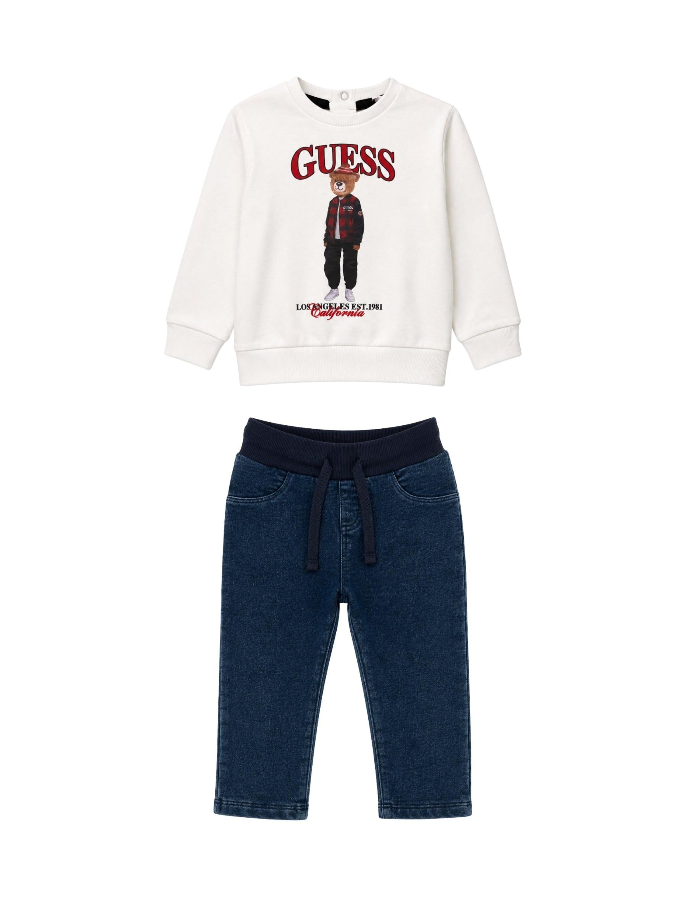 GUESS KIDS Set in White: front