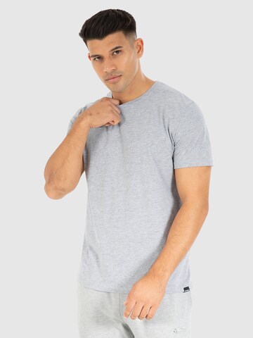 Smilodox T-Shirt 'Karry' in Grau: Vorderseite