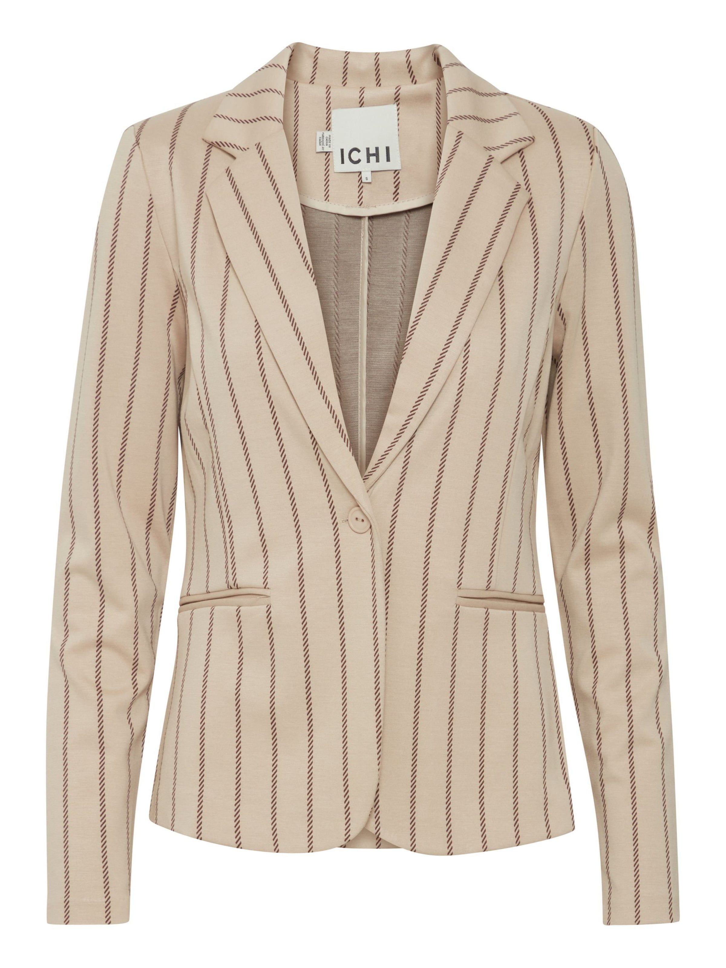 ICHI Blazers 'RUTI' in Beige: voorkant