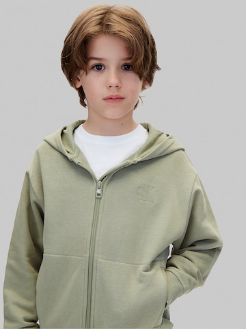 Calvin Klein Jeans Sweatjacke in Grün