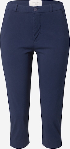 Freequent Slimfit Housut 'SOLVEJ' värissä sininen: etupuoli