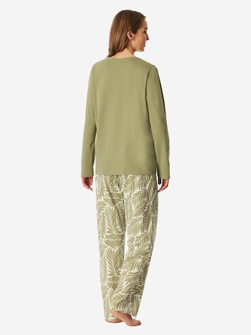 SCHIESSER Pyjama 'Comfort Essentials'‌‌‌‌‌‌‌‌‌ in Beige