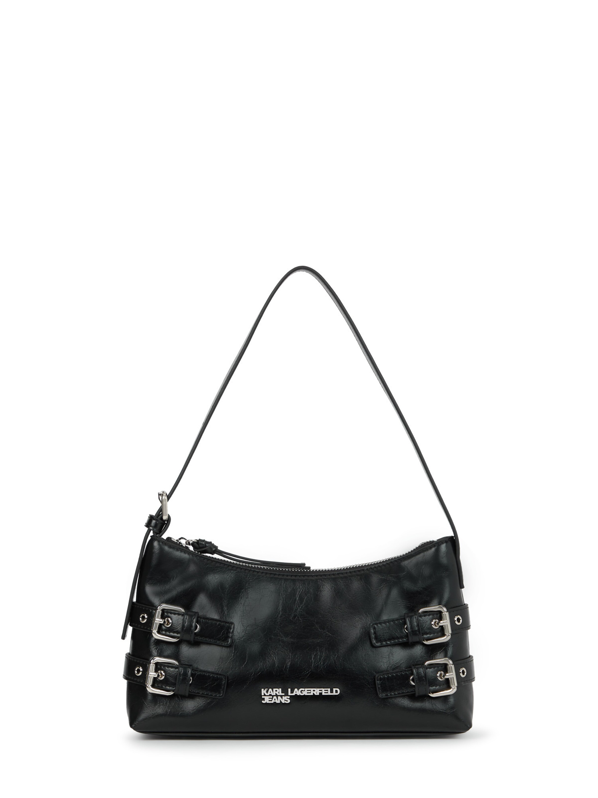KARL LAGERFELD JEANS Taška přes rameno – černá: přední strana