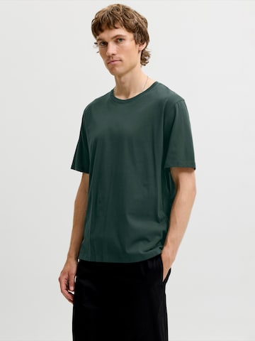 JACK & JONES Слим Футболка в Зеленый: спереди