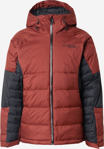 COLUMBIASportska jakna 'Roaring Fork II' - crvena boja: prednji dio