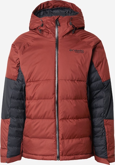 COLUMBIA Sporta jaka 'Roaring Fork II', krāsa - tumši sarkans / melns, Preces skats