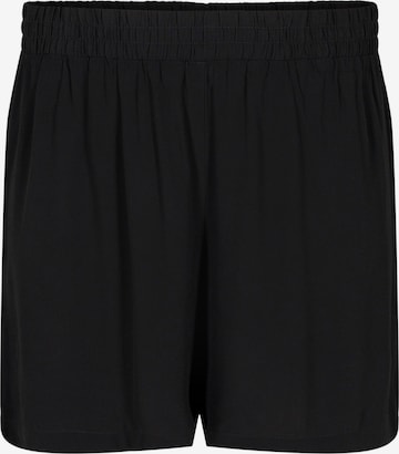 Zizzi Regular Pants 'BELLA' in Black: front