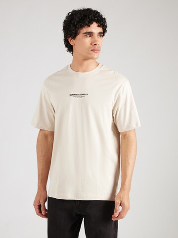 Only & Sons T-Shirt 'ONSCURATED' in Grau: Vorderseite