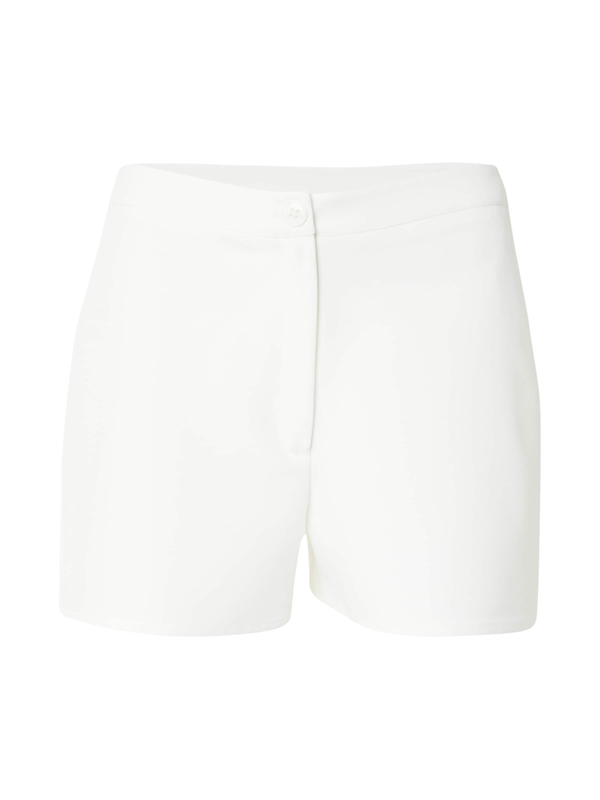 balta ABOUT YOU Laisvas Kelnės 'Justine': priekis