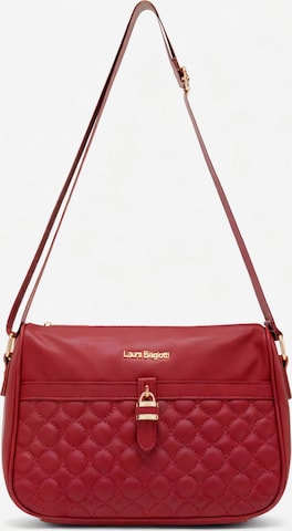 Borsa a tracolla 'Crafter 3' di Laura Biagiotti in rosso: frontale