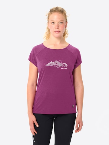VAUDE Performance shirt 'Tekoa II' in Purple: front