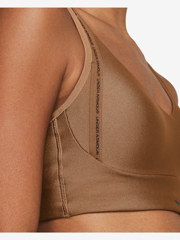 UNDER ARMOUR Bralette Sports Bra ' Infinity 2.0' in Brown