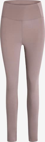 Skinny Leggings Girlfriend Collective en beige : devant