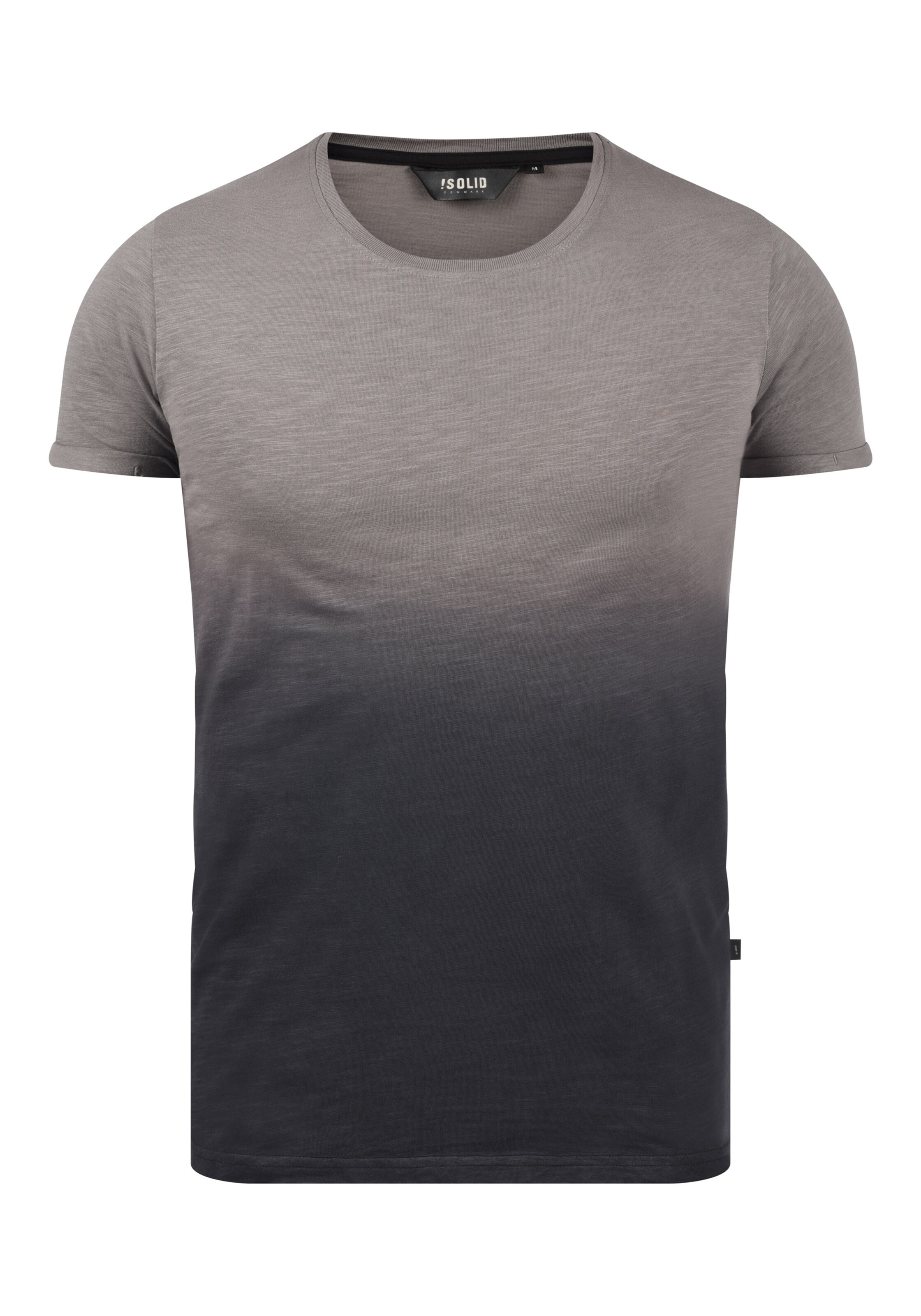 !Solid T-Shirt 'Divino' in Grau: Vorderseite