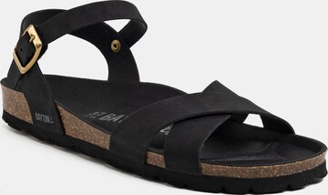 Bayton - Sandalias con hebilla en negro