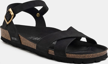 Bayton Strap sandal in Black