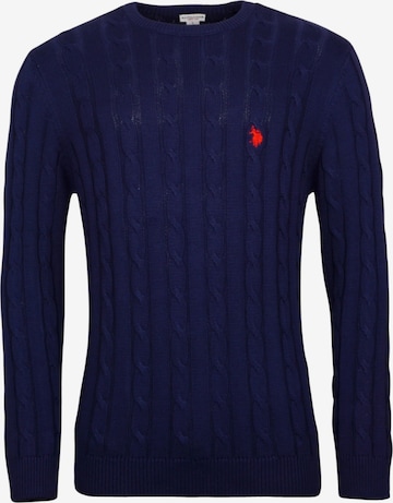 U.S. POLO ASSN. Sweater in Blue: front