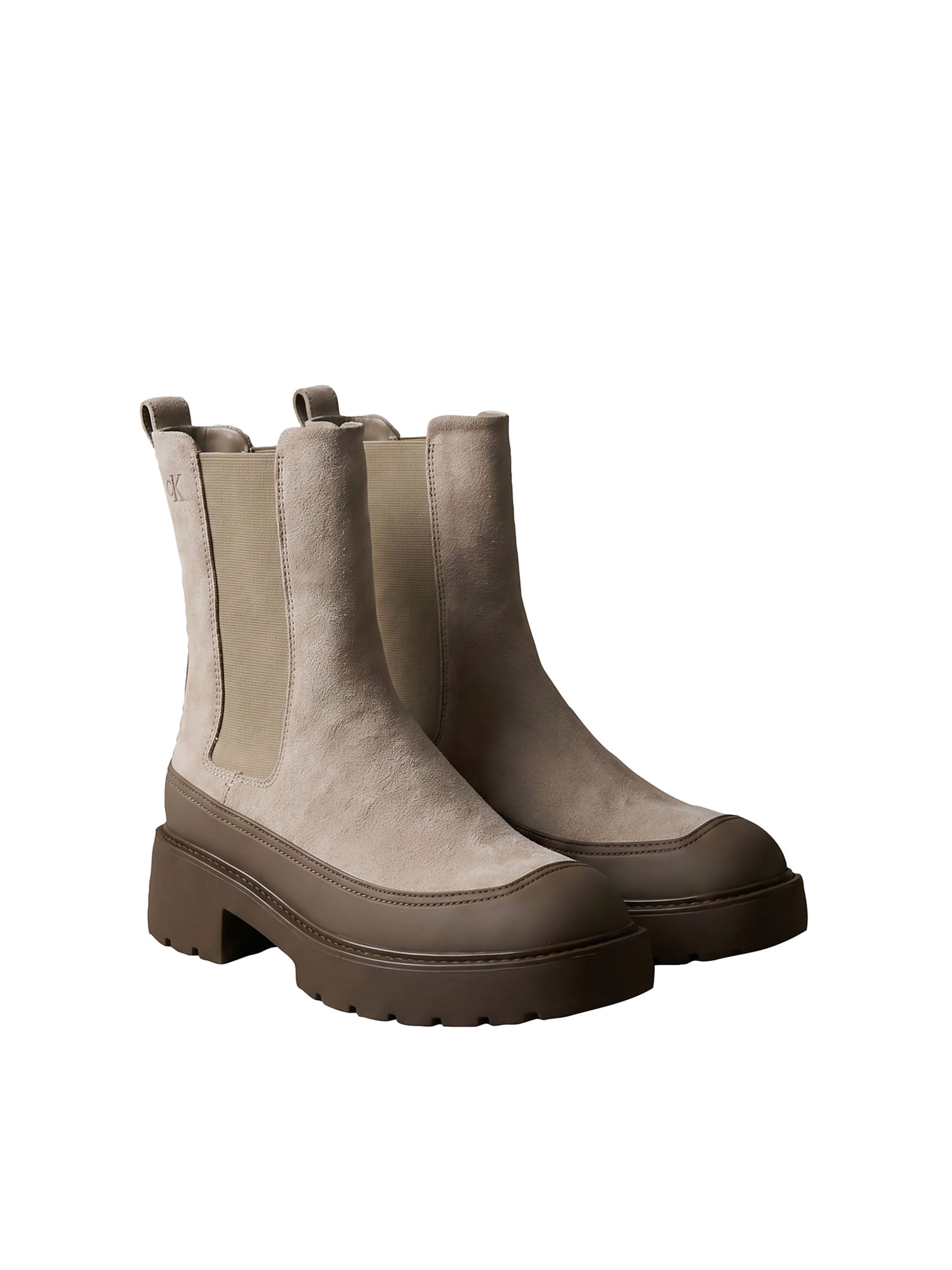 Calvin Klein Chelsea boots in Beige