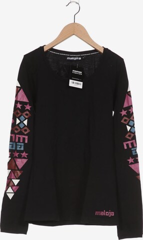 Maloja Langarmshirt S in Schwarz: predná strana