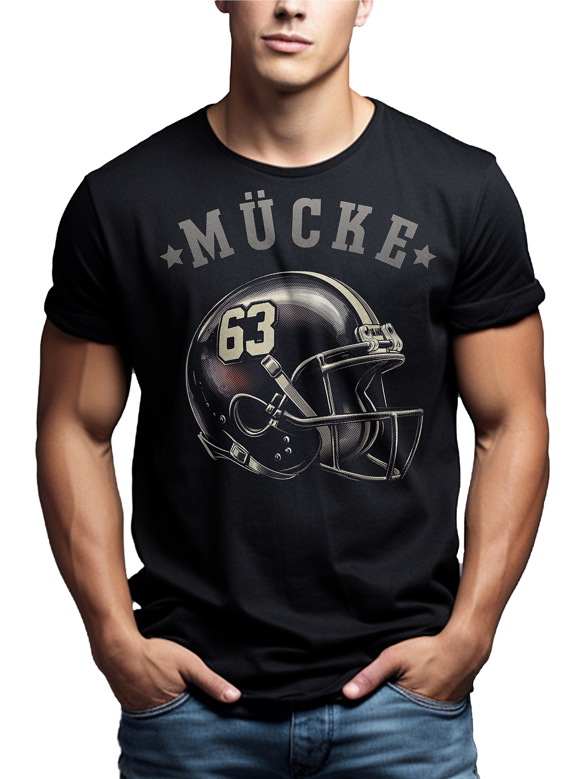 MAKAYA Shirt '63-Helm' in Black
