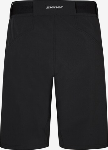 ZIENER Regular Workout Pants 'NONUS' in Black