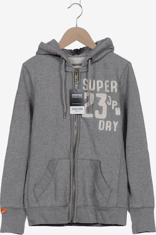 Superdry Kapuzenpullover M in Grau: predná strana