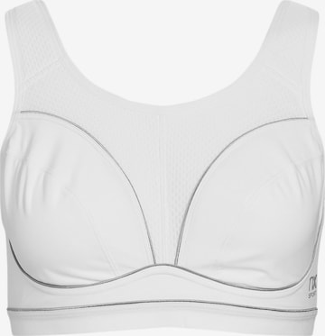 Next Bustier Urheilurintaliivit värissä valkoinen: etupuoli