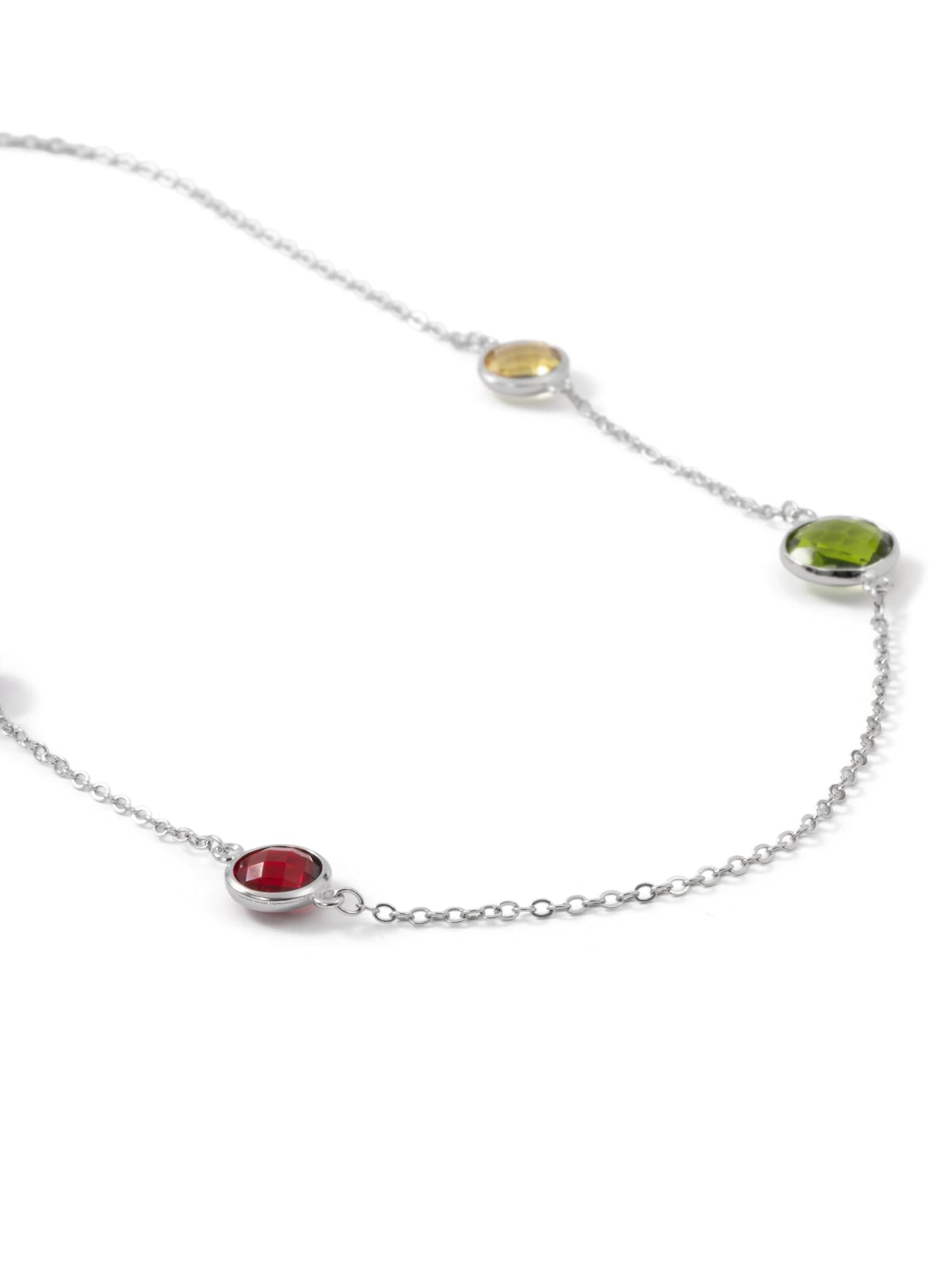 Luxenter Necklace 'Dowka' in Silver