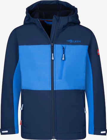 TROLLKIDS Outdoor jacket in Blue: front