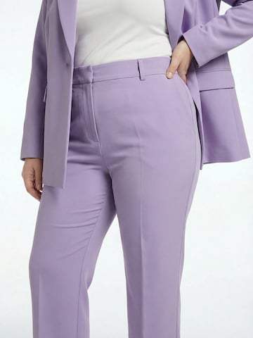 Guido Maria Kretschmer Curvy regular Παντελόνι 'Jana' σε λιλά