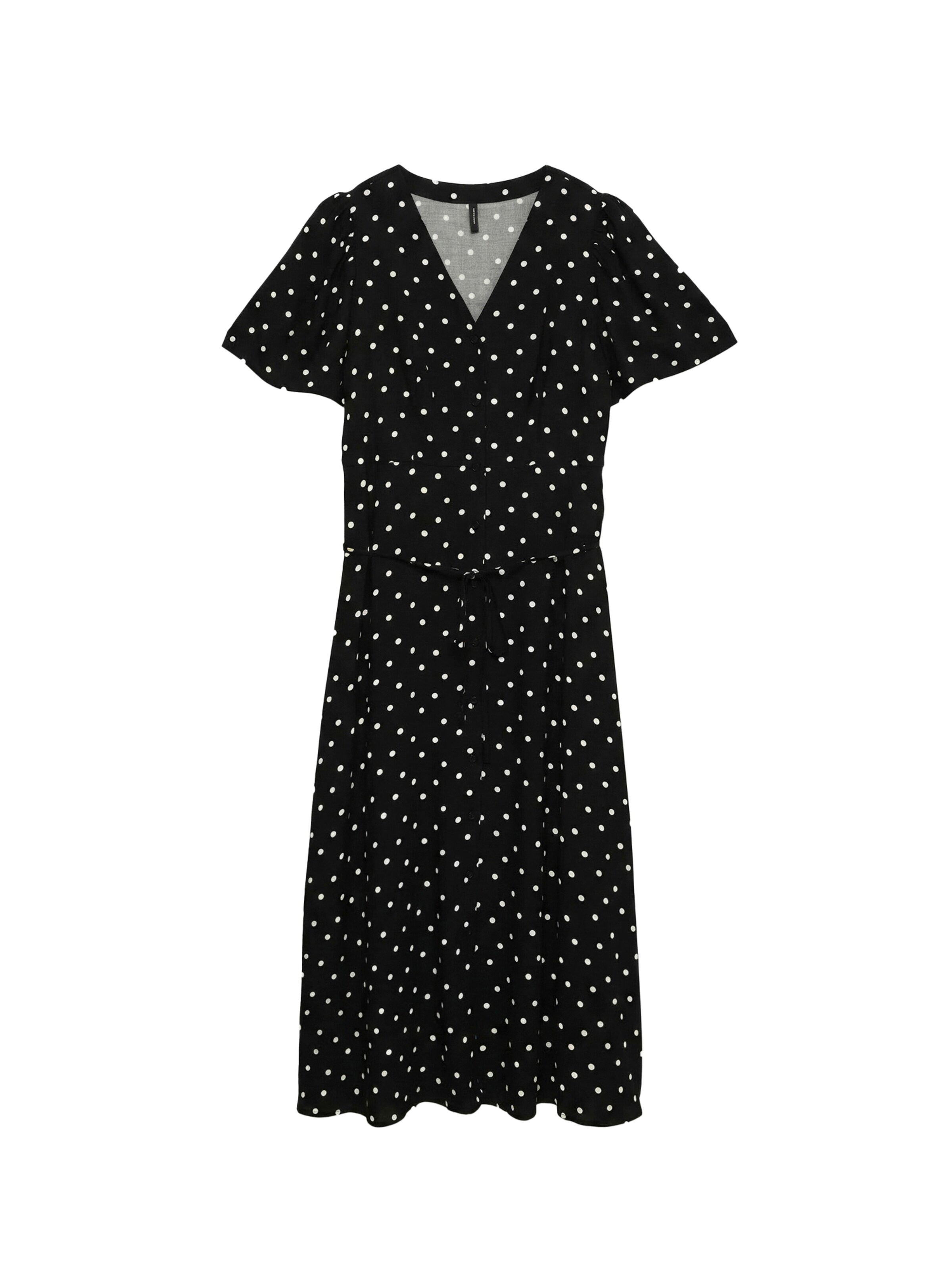Robe-chemise 'VMALBA' VERO MODA en noir : devant