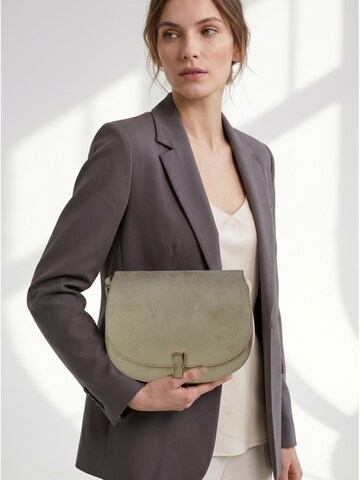 Borsa a spalla 'Borsa a Spalla Donna Bruno Magli Kate Eco-Pelle Nera con Fibbia' di Bruno Magli in beige