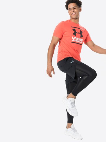 UNDER ARMOUR Skinny Sporthose 'Fly Fast' in Schwarz