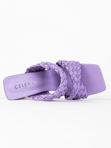 Celena Mules 'Cathie' in Purple