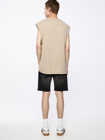 Pull&Bear Regular Shorts in Schwarz