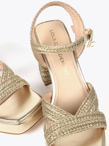 Lola Casademunt Sandal i guld