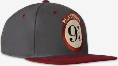 LOGOSHIRT Snapback 'Cap Harry Potter – Hogwarts Express' in grau / rot, Produktansicht