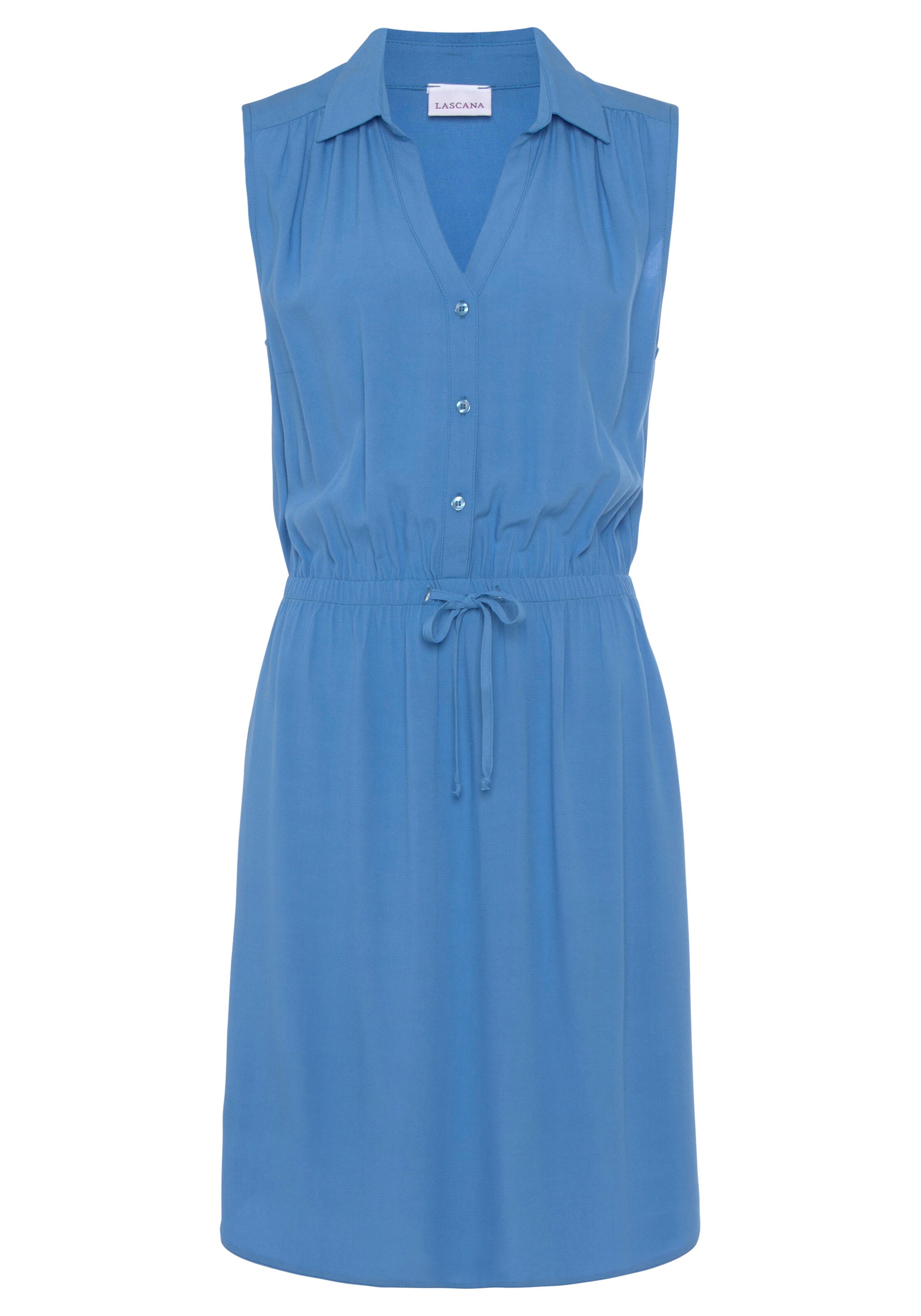 LASCANA Shirt dress in Blue: front